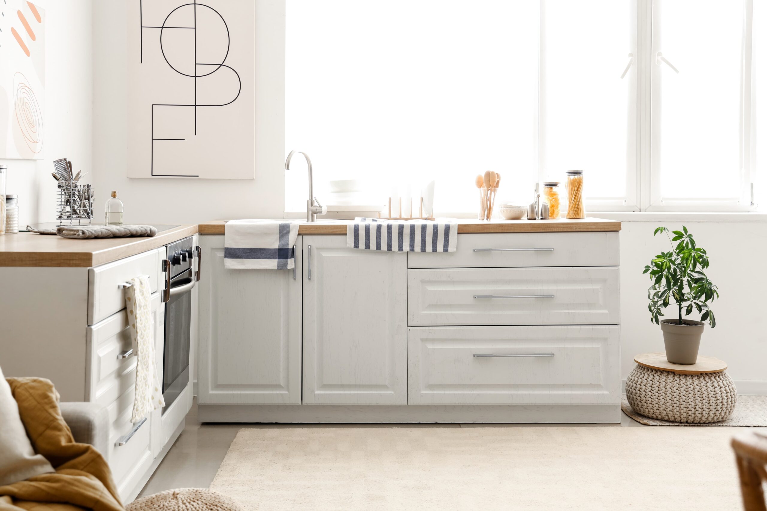 Image symbolizing a clean, serene, and safe environment at home for recovery.